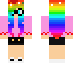 rainbow glasses girl