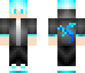 cool blue dragon boy