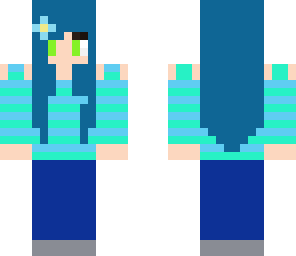 blue girl