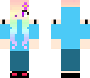 pastel rainbow girl