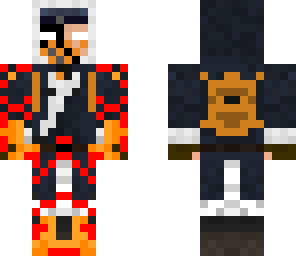 fire man in chicken empire style