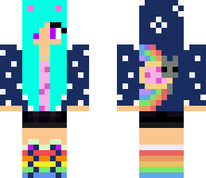 cool nyan cat girl