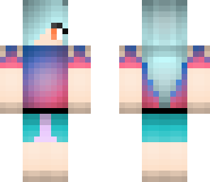 gradient shirt girl