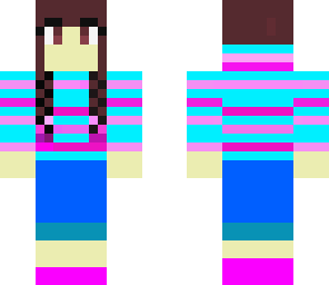 apple stripes hoode girl