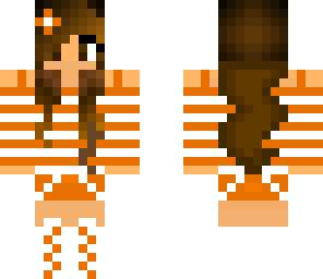 orange striped girl 3