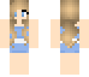 simple blue dress