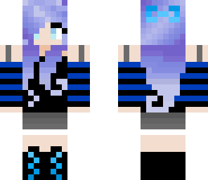 blue anime girl