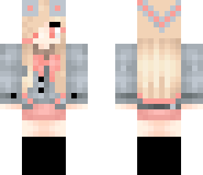 cute pink and grey outfit