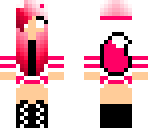 pink herobrine wolf
