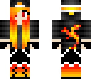 cute fire girl