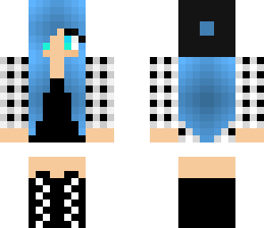 blue beanie girl- my skin