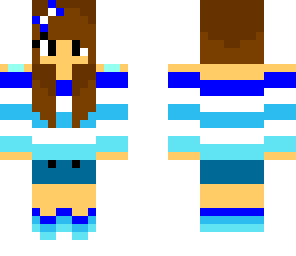 cute blue girl