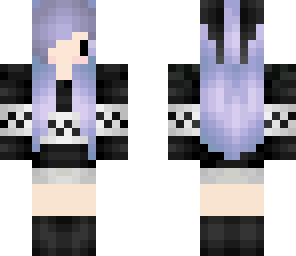 lilac goth chibi