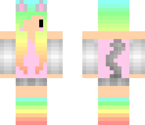 cute chibi rainbow girl