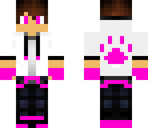 pink jacket boy