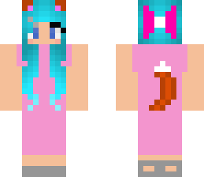 cool kitty girl with dress