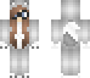 nerd wolf skin
