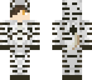 boy zebra skin