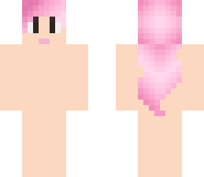 pink hair template