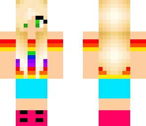 rainbow girl