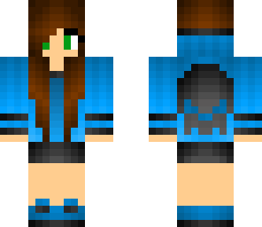 custom blue and black skull