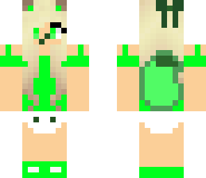 green cute baby