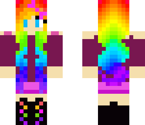 rainbow girl