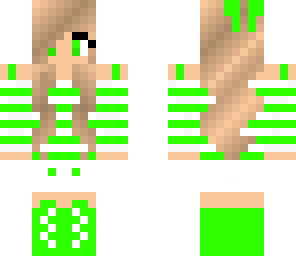 green sumer girl