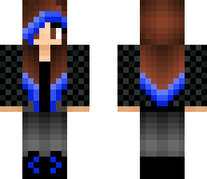 blue hair girl