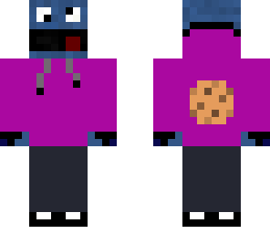 cookie monster in jacket