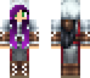 purple hair fighter