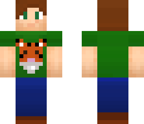 green tiger boy