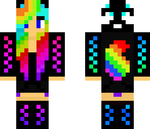 rainbow wolf