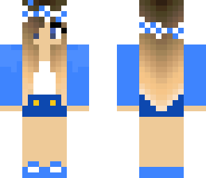 blue girl