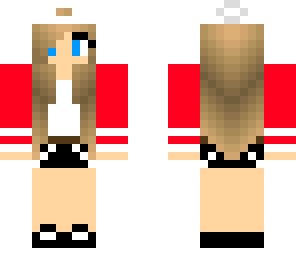 red tomboy girl