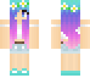 edited pastel rainbow girl