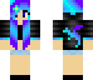 blue pretty girl