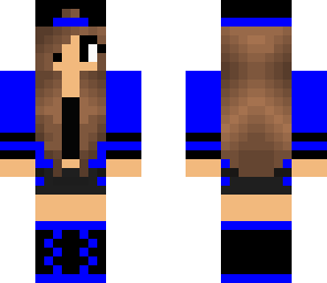 blue tomboy girl