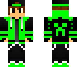 green neon boy