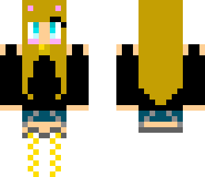 cute blonde kitty cat girl