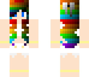 rainbow girl