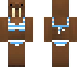 walrus in a bikini