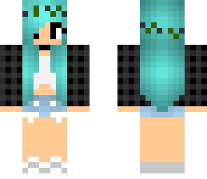 blue hair gurl