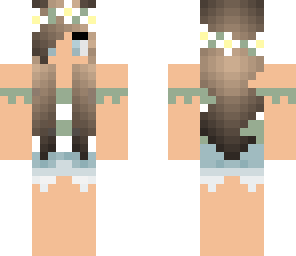 summer girl with flower crown
