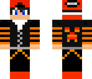 orange and red boy
