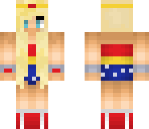 blonde wonder woman
