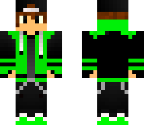 neon green boy