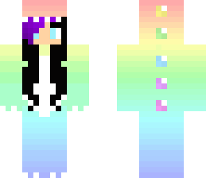 rainbow dinosaur girl
