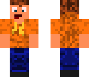 orange hoodie