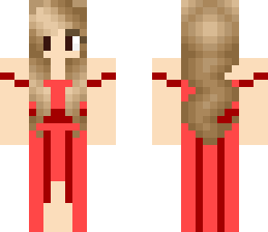 ella in red dress